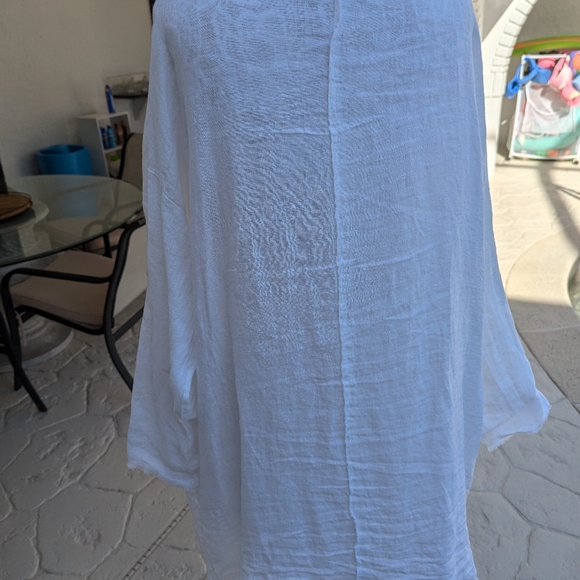 Gigi Moda linen light cardigan - Picture 2 of 5